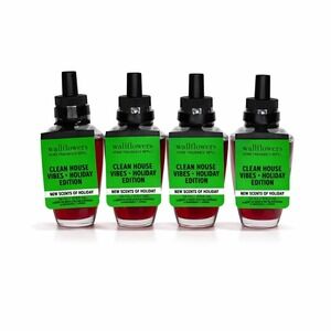 Bath & Body Works Wallflowers Clean House Vibes Holiday Edition Refill Bulbs 4